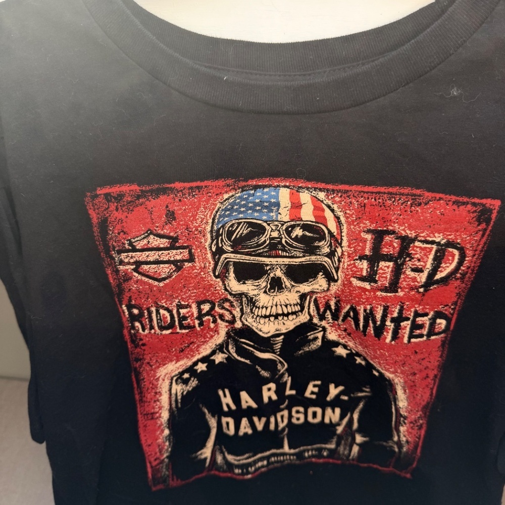 Harley Davidson Riders Wanted T-Shirt Indiana Size XL - Picture 4 of 8